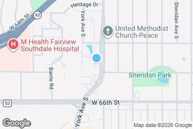 Map image of the property - 6434 Xerxes Ave S