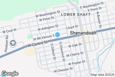 Map image of the property - 307 W Centre St