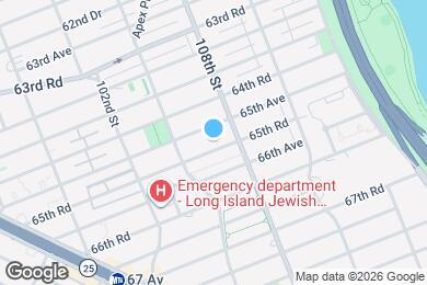 Map image of the property - 105-37 65th Rd