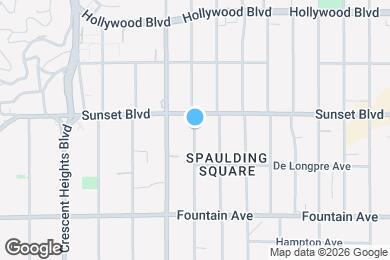 Map image of the property - 1346 N Fuller Ave