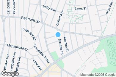 Map image of the property - 58 Prentiss St