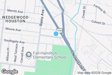 Map image of the property - 407B Moore Ave