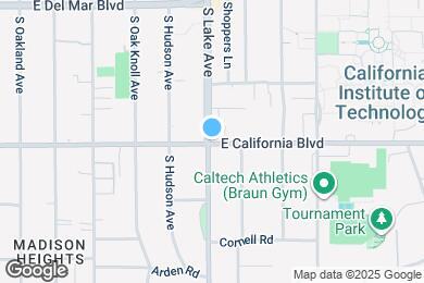 Map image of the property - 606 S Lake Ave