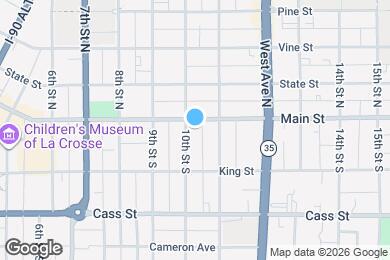 Map image of the property - 107 10th St S