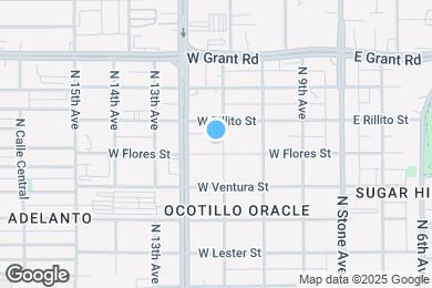 Map image of the property - 302 W Flores St