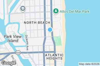 Map image of the property - 7326 Collins Ave