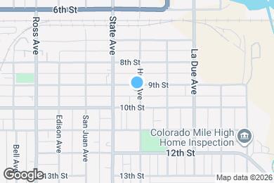 Map image of the property - 502 9th St