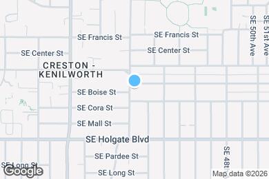 Map image of the property - 4204 SE Boise St