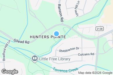 Map image of the property - 9006 Hunters Pointe Dr
