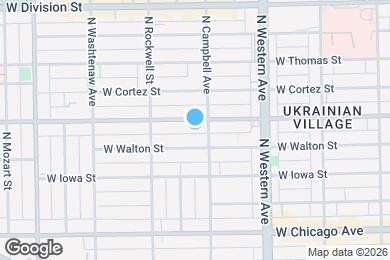 Map image of the property - 2511 W Augusta Blvd