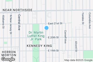 Map image of the property - 2029 N College Ave