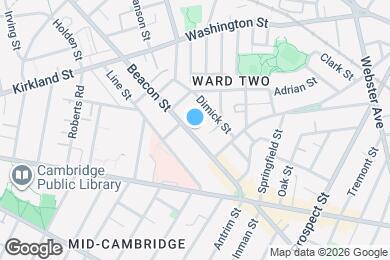 Map image of the property - 51 Beacon St