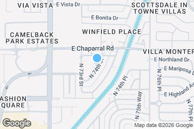 Map image of the property - 4910 N 74th St