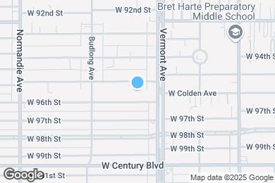 Map image of the property - 1032 W 95th St