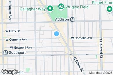 Map image of the property - 1058 W Cornelia Ave