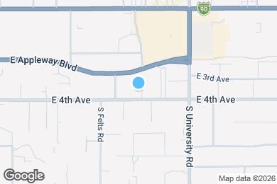 Map image of the property - 10417 E 4th Ave