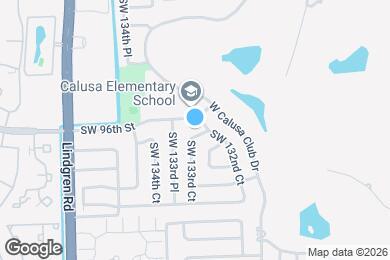 Map image of the property - 13265 SW 96th Terrace