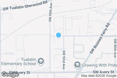 Map image of the property - 9380 SW Sagert St