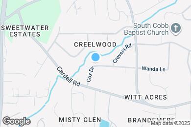 Map image of the property - 1966 Cox Dr