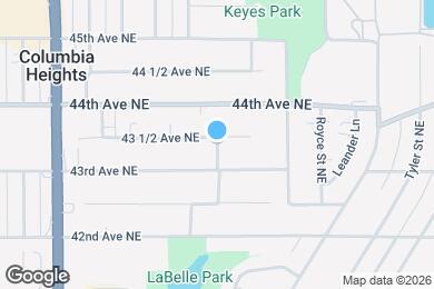 Map image of the property - 1214-43 1/2 43 1/2 Ave NE