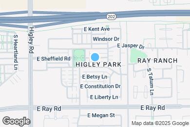 Map image of the property - 3458 E Orchid Ln