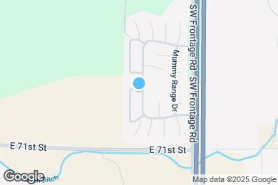 Map image of the property - 8401 Peakview Dr