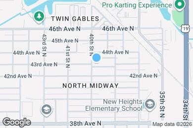 Map image of the property - 3979 43rd Ave N