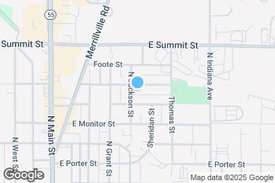 Map image of the property - 712 N Jackson St