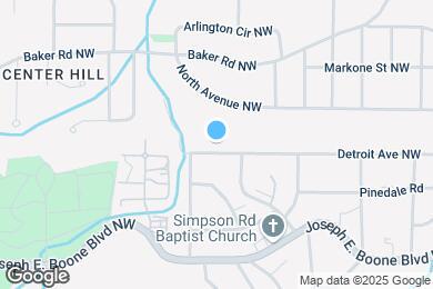 Map image of the property - 2059 Detroit Ave NW