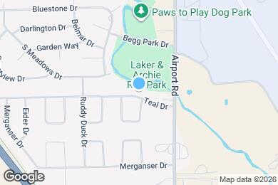 Map image of the property - 2223 Teal Dr