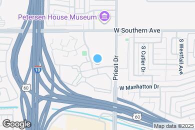 Map image of the property - 1504 W La Jolla Dr