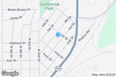 Map image of the property - 1610 3rd St