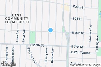 Map image of the property - 5107 E 26th St