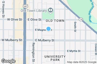 Map image of the property - 323 E Magnolia St