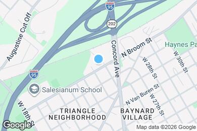 Map image of the property - 2409 N Broom St