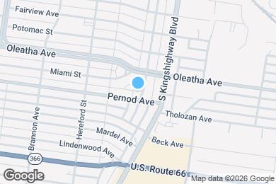 Map image of the property - 3529 Lawn Ave