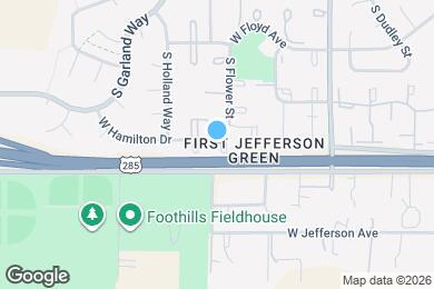 Map image of the property - 3354 S Flower St