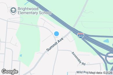 Map image of the property - 2105 Brightwood School Rd