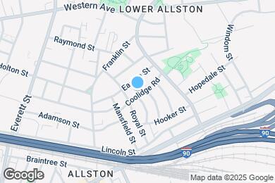 Map image of the property - 41 Coolidge Rd