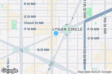 Map image of the property - 1322 Rhode Island Ave NW