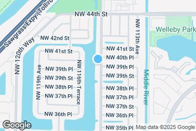 Map image of the property - 3901 NW 115th Ter