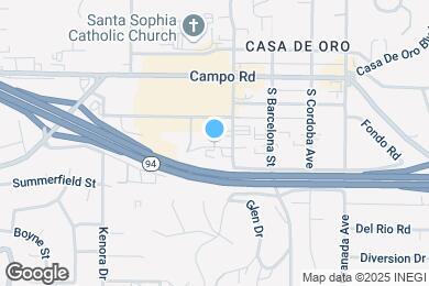 Map image of the property - 9860 Dale Ave