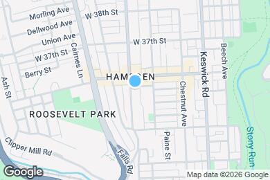 Map image of the property - 3539 Roland Ave