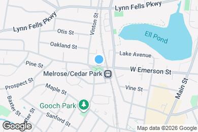 Map image of the property - 165 W Emerson St