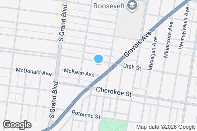Map image of the property - 3422 Utah St