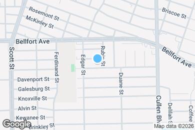 Map image of the property - 4429 Aledo St
