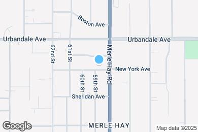 Map image of the property - 5813 New York Ave