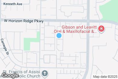 Map image of the property - 2291 W Horizon Ridge Pky