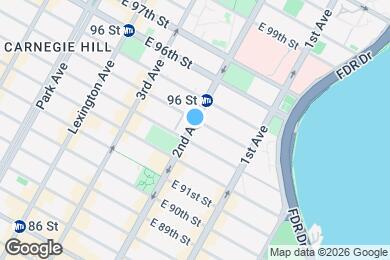 Map image of the property - 223 E 93rd St