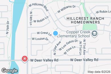Map image of the property - 7356 W Crest Ln